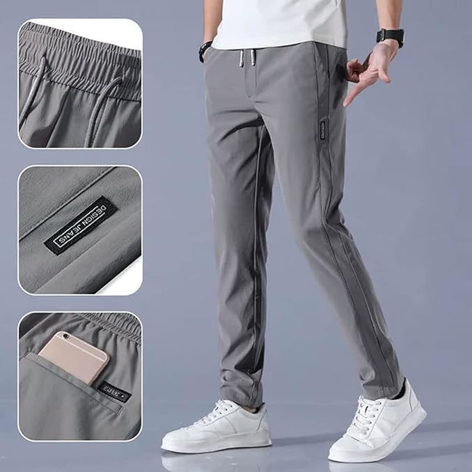 2 Pcs Combo Men's Regular Fit Lycra Track Pants (Pack of 2)